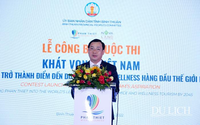 Tổng cục trưởng Tổng cục Du lịch Nguyễn Trùng Khánh phát biểu tại buổi lễ